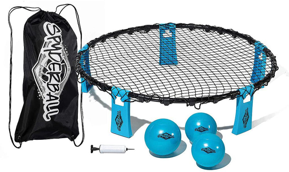 Spyderball buitenspel blauw zwart