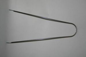 Gazelle spatbordstang 28 RVS 345mm