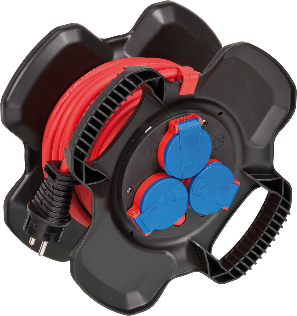 Brennenstuhl rubber kabelspoel compact ip44 10m h07rn-f 3g1,5 - 1169710100