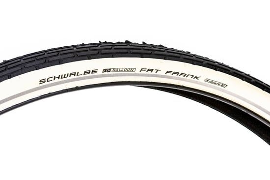 Schwalbe buitenband fat frank 50-622 (28x2.00) zwart wit