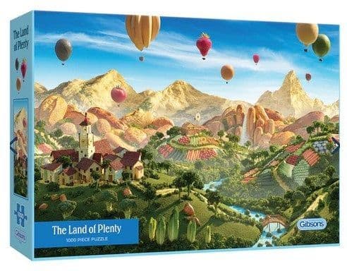 Intro gibson puzzel the land of plenty 1000 stukjes
