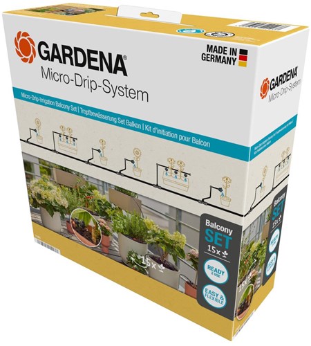 GARDENA GARDENA Micro-Drip-Bewatering Balkonset (15 planten)
