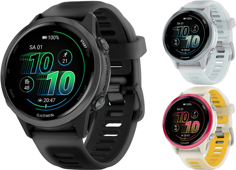 Garmin forerunner 570 - 42mm gps multisport smartwatch | steinweiss cloud blue