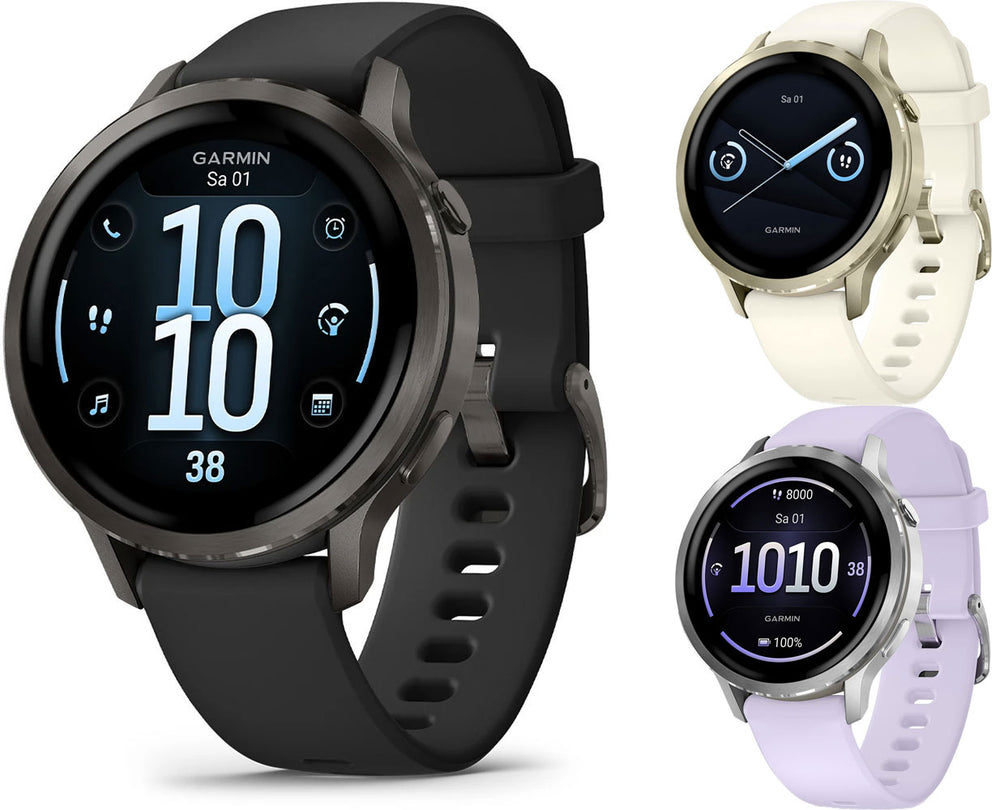 Garmin venu® 4 - 41 mm gps multisport smartwatch | beige lunargold