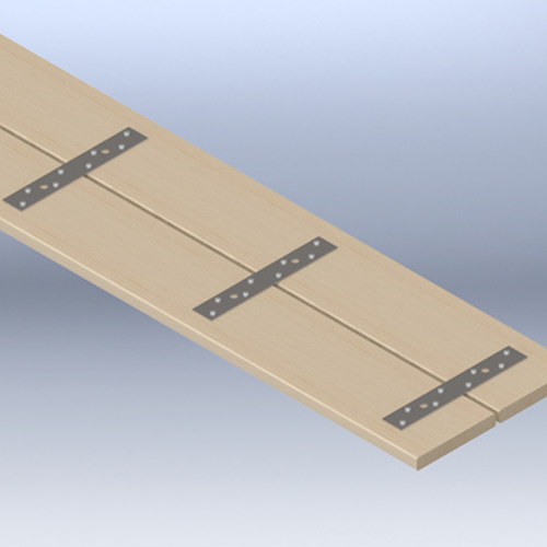 Gb koppelanker 300x30x2 verzinkt | 100 stuks - 012210100