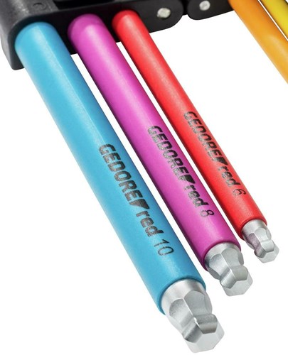 Inbussleutelset (1,5-10 mm) 9-delig veelkleurig