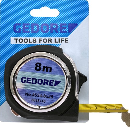 Gedore rolmaat - meetband 8 meter - 25 mm - 6453134
