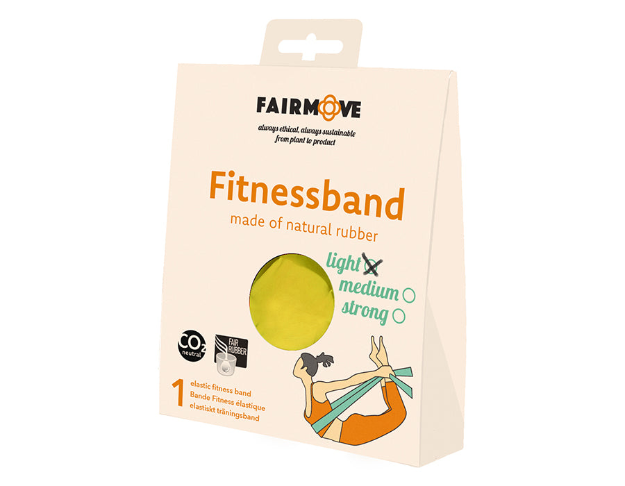 Fairzone fitnessband - licht - geel