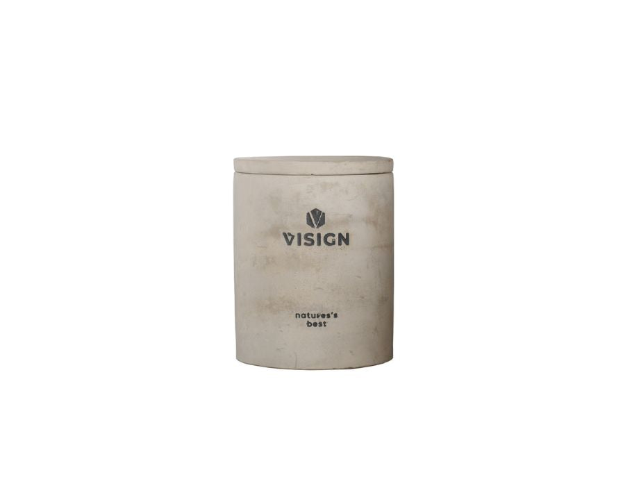 Visign natuur geurkaars beton - het beste van de natuur
