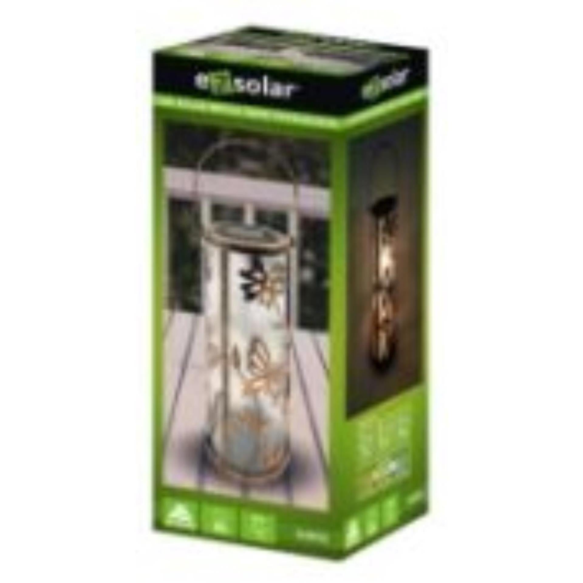 Ezolar led solar tafellamp vlinder ø11x28,5cm
