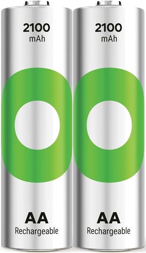 Gp nimh oplaadbare batterij aa 2100ma blister(2) - 3311440