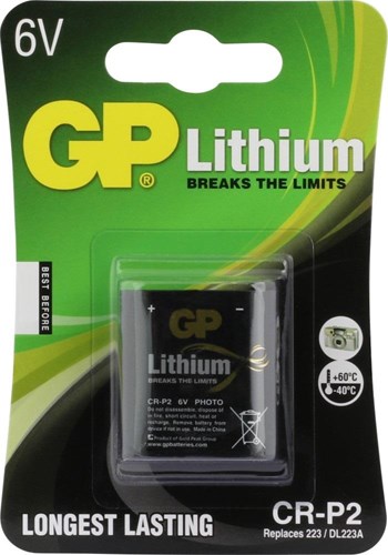 Gp photo lithium crp2 6volt - 3211951