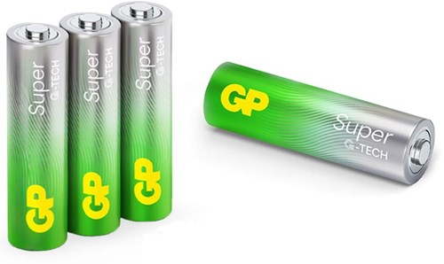 Super alkaline AA-batterijen 4PK