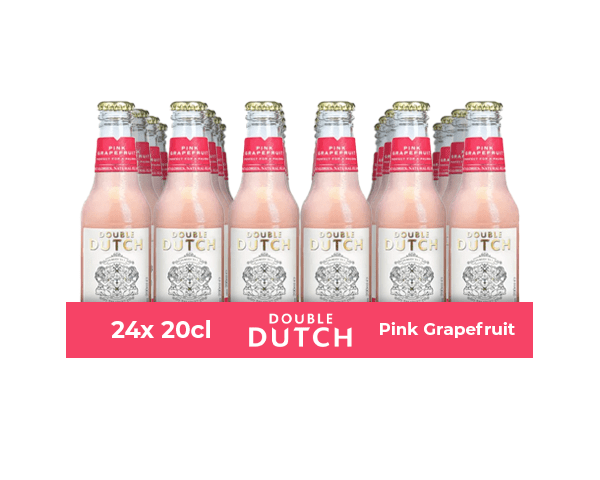 Double dutch pink grapefruit soda (24x20cl)