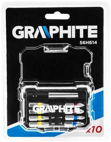 Graphite bitset 10-delig in opbergbox - 6480222