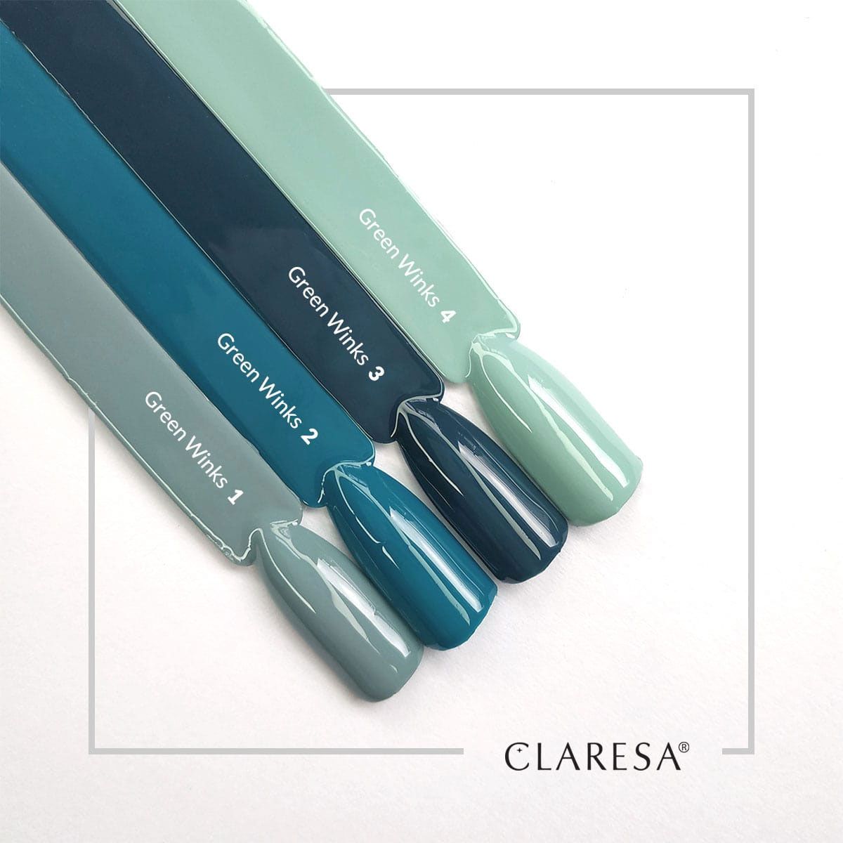 Claresa uv led gellak 5ml groen knipoogt 4