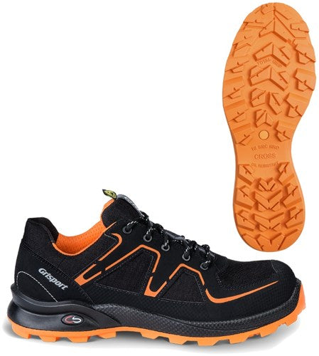 Grisport safety cross safety beat 33602 laag s3 zwart oranje - maat 44 - 00.049.007.44