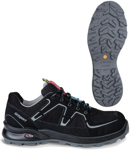 Grisport safety cross safety nordic 33603 laag s3 zwart zilver - maat 40 - 00.049.008.40