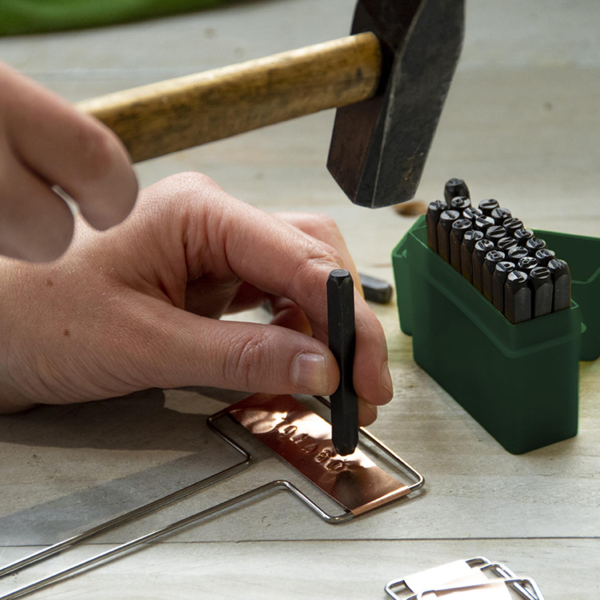 Esschert design stempel je eigen plantenlabels slaglette