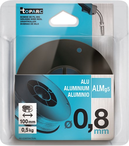 Gys draadbobijn 100x0,8mm, 0,5kg, aluminium - 5193086548 5193086548