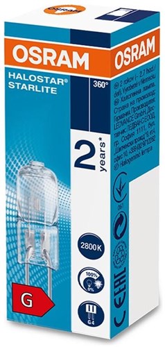 Enzo halogeen steek 10w 12v helder g4 starlite - 5300600
