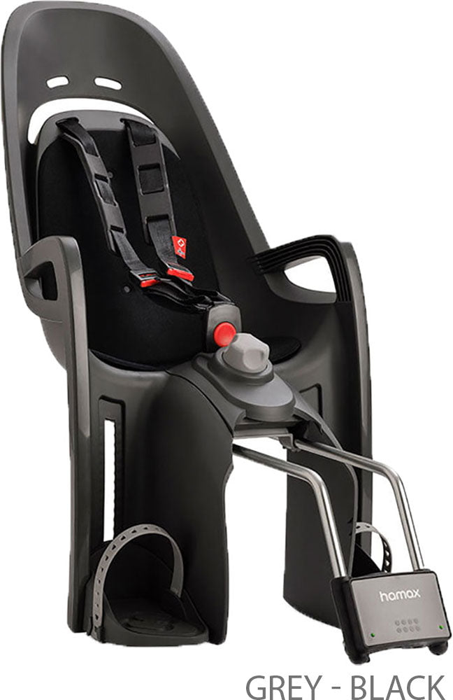 Hamax zenith - bicycle child seat | grey - red