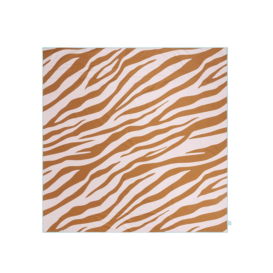 Levendige strepen | oranje microvezeldoek 180 x 180 cm