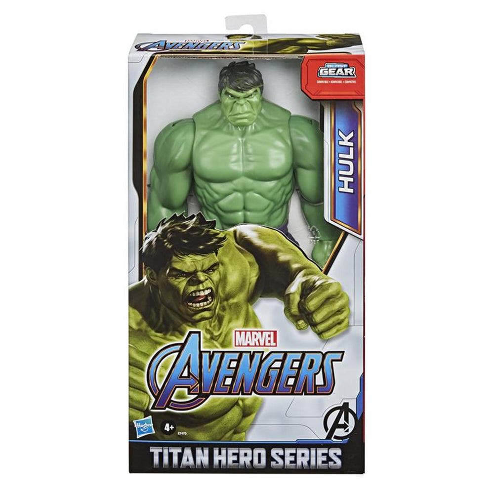 Hasbro marvel avengers titan hero - speelfiguur (30cm) - deluxe hulk