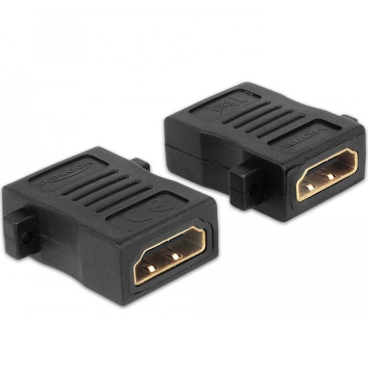 Hdmi a koppelstuk paneelmontage