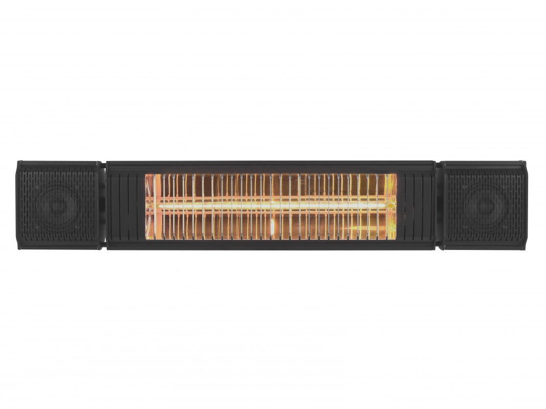 Eurom heat and beat bluetooth terrasverwarmer zwart - 334579