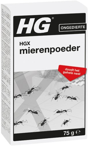 Hg x mierenpoeder 75gr x mierenpoeder 75gr