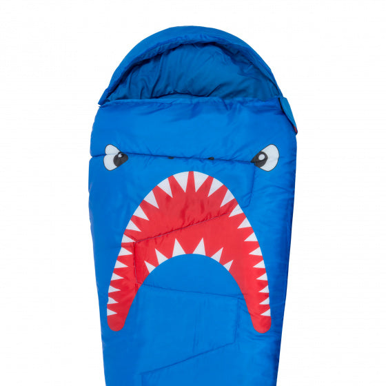 Mummie Slaapzak Haai 170 cm Polyester Blauw