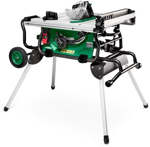 Hikoki c10rjwaz 1500w tafelzaagmachine (zaagtafel) 254mm op uitklapbaar onderstel - c10rjwaz