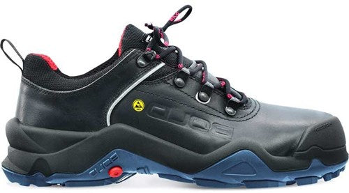 Hks werkschoen beta 1 ntp laag s3 esd | zwart blauw | maat 39 - 00.162.021.39