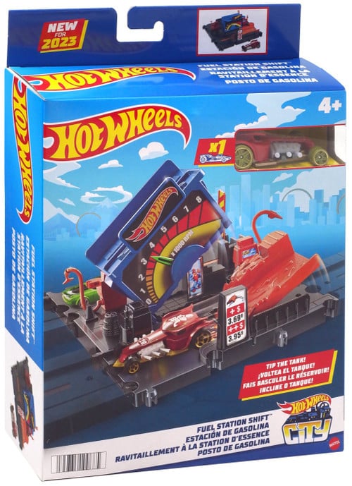 Hotwheels tankstation speelset