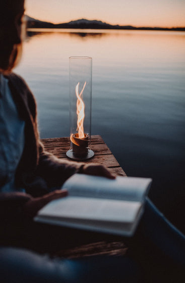 Spin 90 sfeerlantaarn RVS 19 x 40,5 cm goud