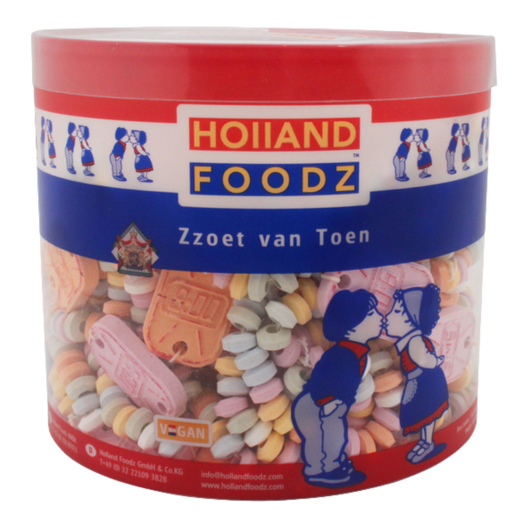 Holland foodz snoephorloges silo (60 stuks)