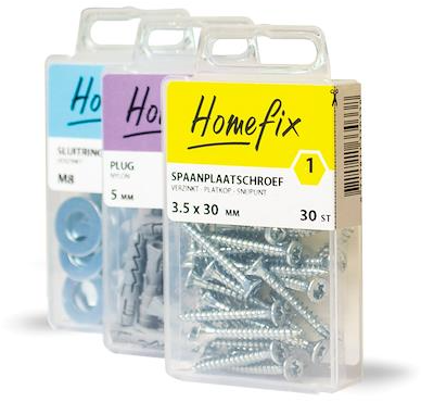 Homefix keilbout m8x50x20 | 2 stuks - 6701.10.70020