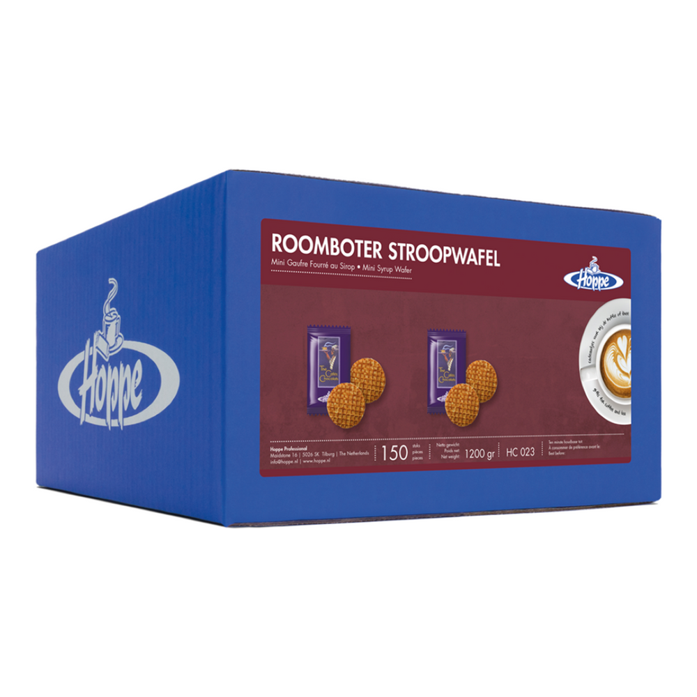 Hoppe koffiekoekjes stroopwafeltjes (150 stuks)