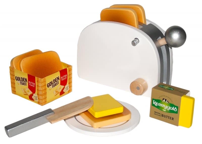 Van der doelen tanner gouden toastset, houten ingrediënten incl. brood en boter