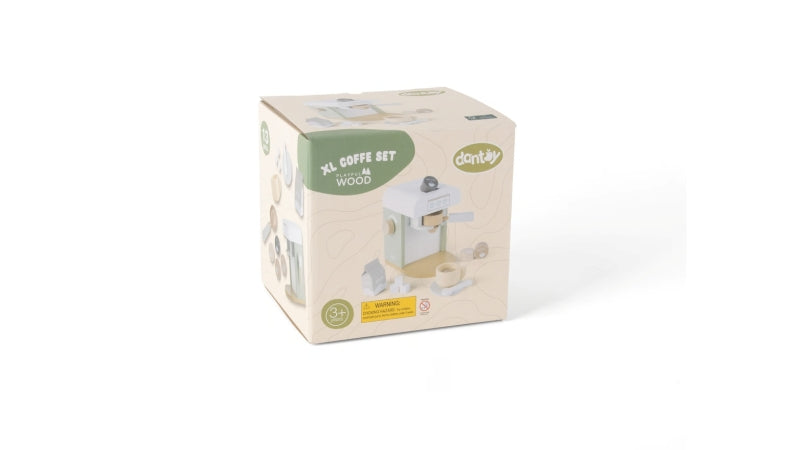 Dantoy houten koffiemachine xl 13-delig in doos