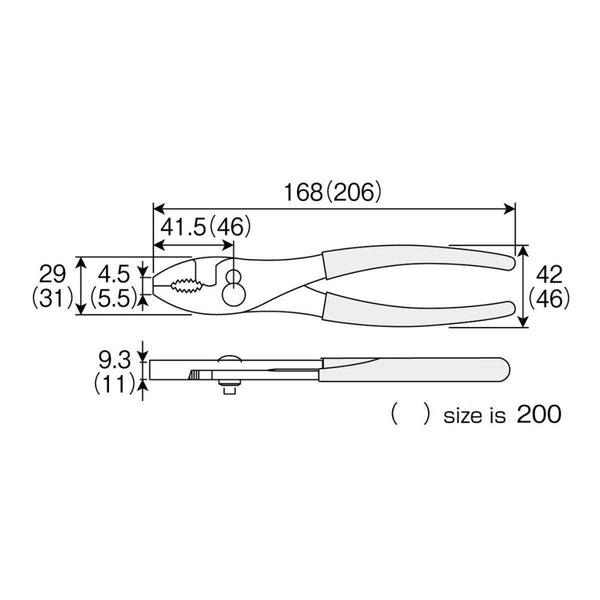 Hozan pliers p-211z l=150mm