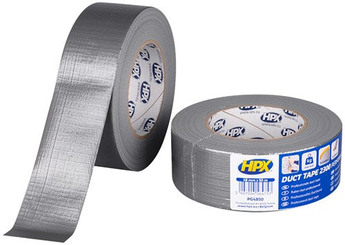 Hpx duct tape 2300 performance plus | zilver | 48mm x 25m - pg4850 - pg4850