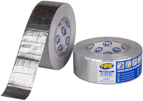 Hpx versterkte aluminium tape | 50mm x 50m - ra5050