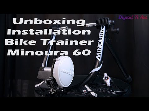 Home trainer Minoura MagRide 60R avec interrupteur au guidon