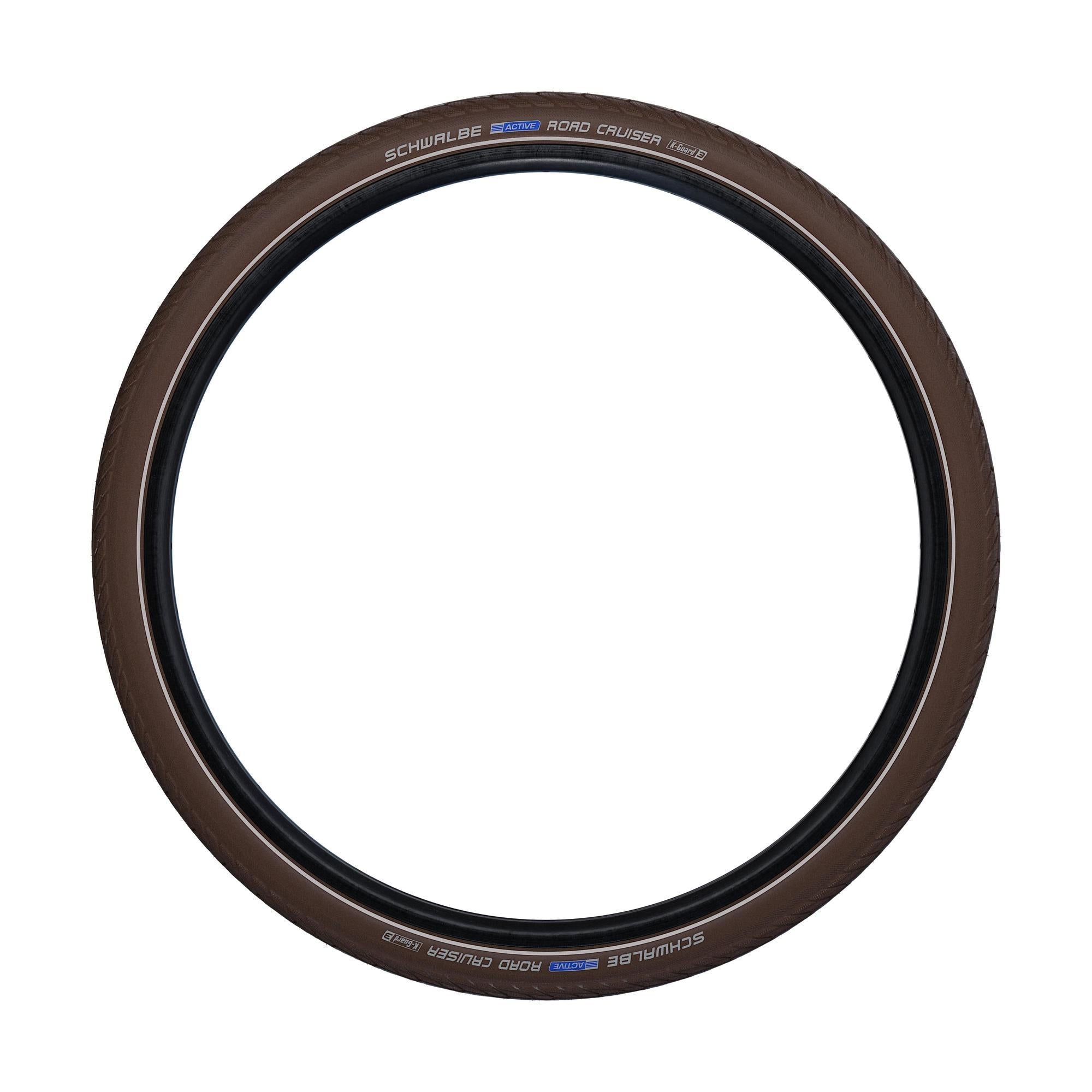 Schwalbe buitenband 28x1.60 (42-622) roadcruiser k-guard bruin hs377