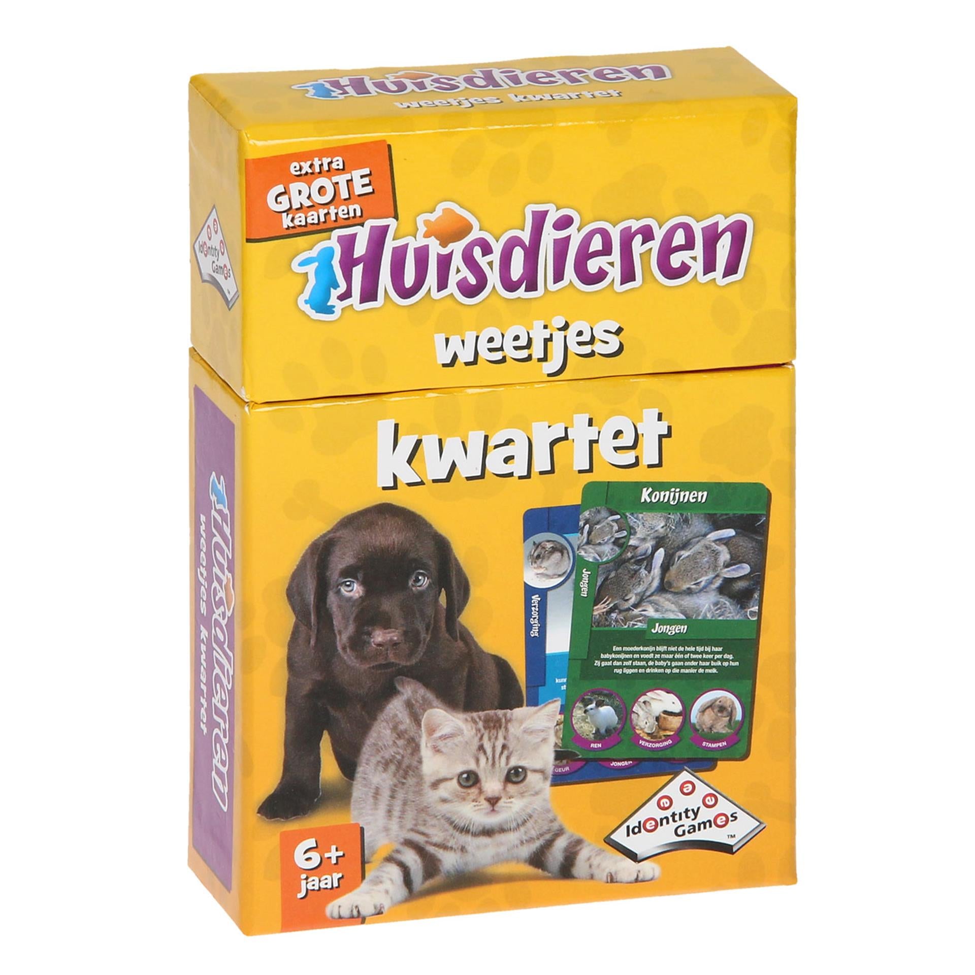 Identity games idgames weetjes kwartet huisdieren