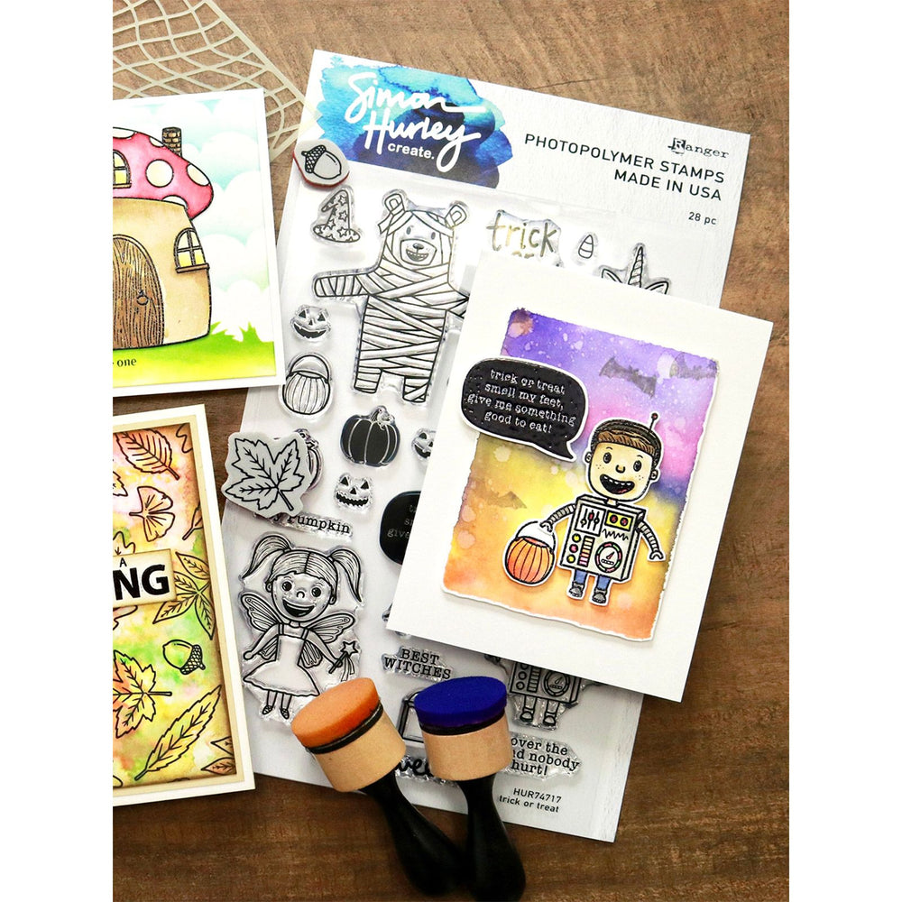 Ranger ink ranger • photopolymer clear stamp trick or treat