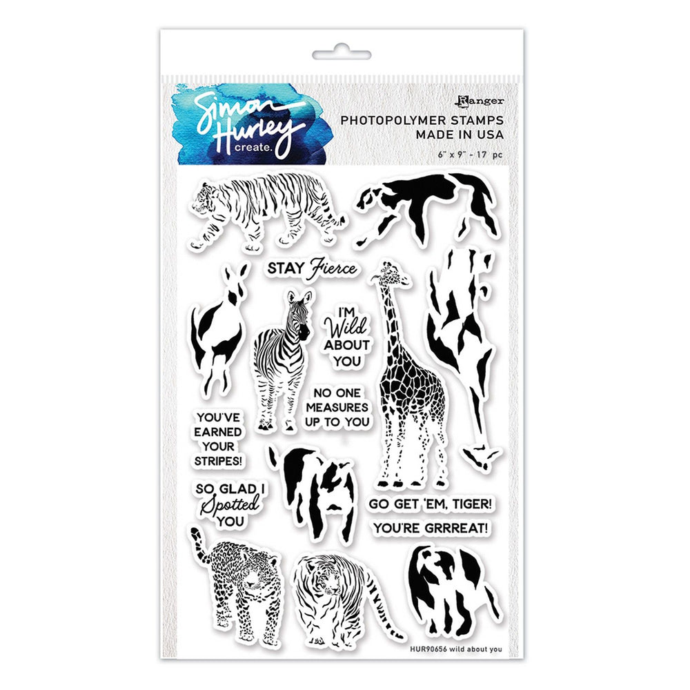 Ranger ink ranger • simon hurley create. photopolymer stamps wild about you