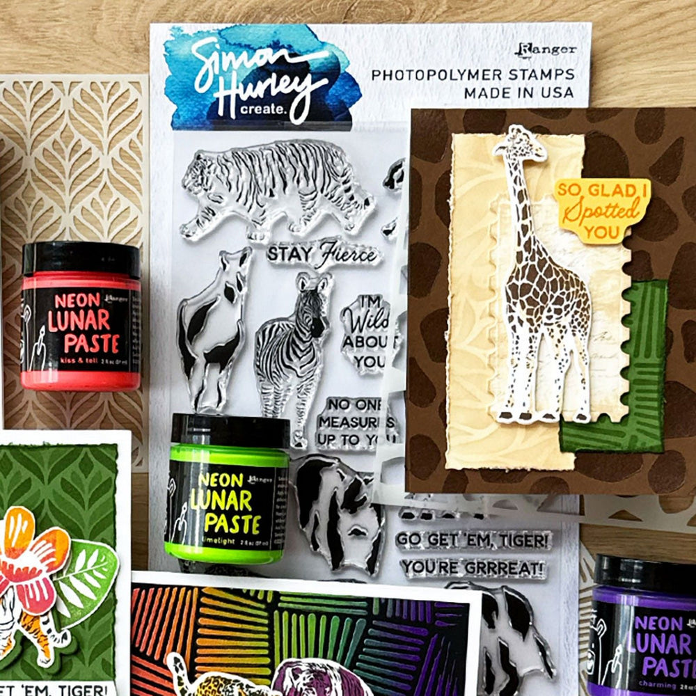 Ranger ink ranger • simon hurley create. photopolymer stamps wild about you